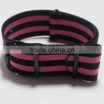 PVD Black Heat Welded Watch Band 20mm With Wrist photo-2