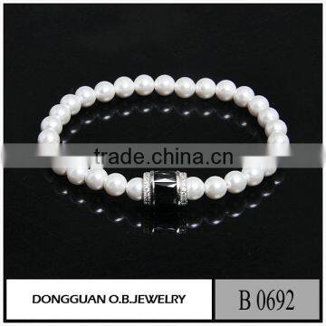 Exquisite jewelry designs Adjustable plastic Pearl Love bracelet