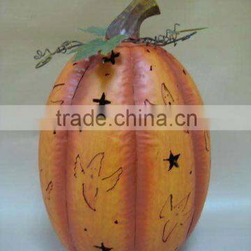 metal candle holder pumpkin for thanksgiving decoration