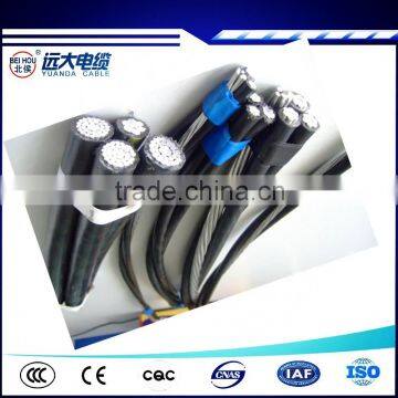 Aaerial Bundled Cable Quadruplex Service Drop 120mm2 XLPE Power Cable For Overhead