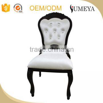 wholesale modern french style hotel dining room aluminum Imitation wooden chair