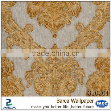 luxury commercial use golden color wallpaper