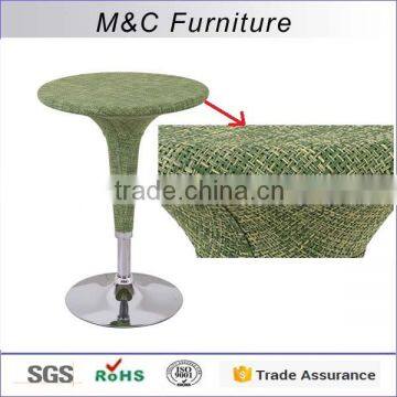 Beautiful high quality wicker rattan bar stool with round seat