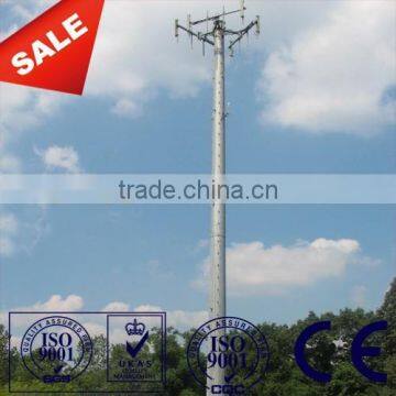 30M Steel Cell Tower Hot Dip Galvanized , Cell Phone Tower photo-3
