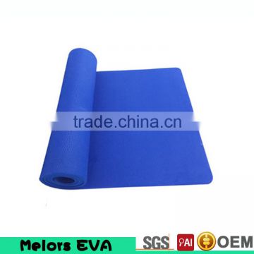 Melors Hot Sale custom round eco blue tpe yoga mat manufacturer for yoga