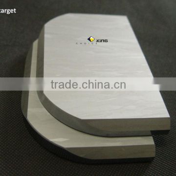 Silicon metal Si target Si 99.999% Poly with chamfer