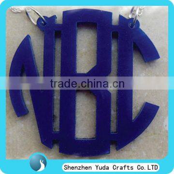 customized acrylic laser cutting pendant necklace ring jewelry wholesale price