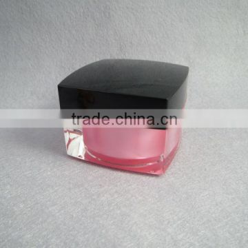 50G Cosmetic PMMA Acrylic square Packaging Cream Jars