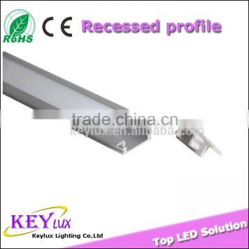 Recessed Wall Anodized Cheap Price 7mm High Profile Led for LED Strips