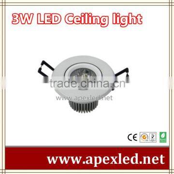 recessed led ceiling lamp 3w embedded cabinet light