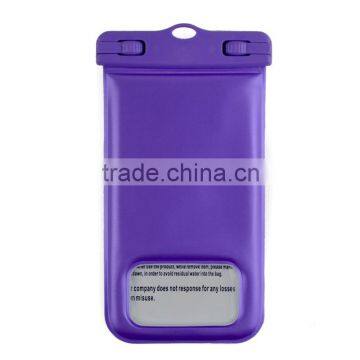 2016 New Product For Iphone 6 Waterproof Mobile Phone Case/ Phone PVC Waterproof Dry Bag For Swimming