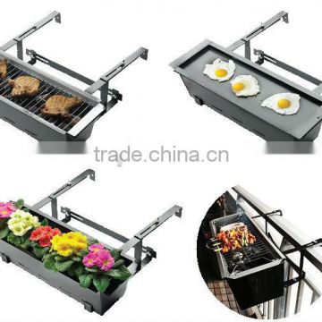 Iron grill design hanging bbq grill for balcony