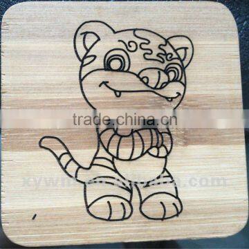 OEM Lasering logo Bamboo Dinner Mats Gift Box