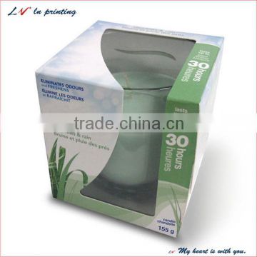 Simply design high quality custom beauty window cosmetic boxs with lively pattern made in shanghai