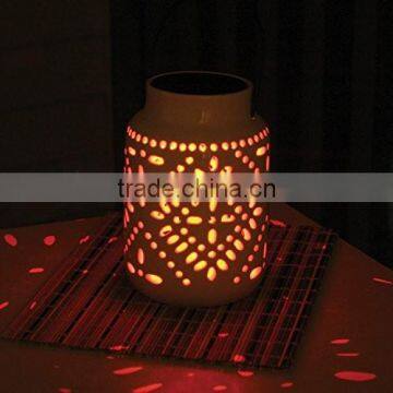 Hanging Led Ceramic Solar Lantern Light photo-5