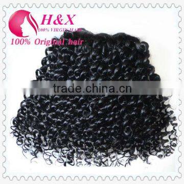 Kinky curly- 100% human hair brazilian weaving hair, french alibaba