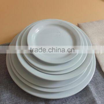 Hotel Banquet Used Tableware Porcelain Ceramic Dinner Plate FQD001