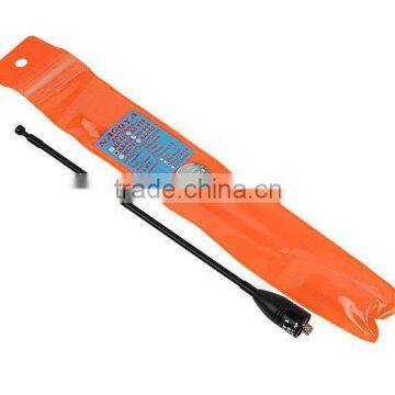 Stretched Adjustable SMA-F UHF+VHF Handheld Antenna for Wouxun Radio KG-UV6D KG-UVD1P H777 NAGOYA NA-636