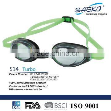 Racing - swim goggles adjustable nose bridge Easy Strap Adjustable Swimming Goggles