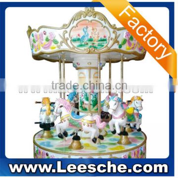 Classical angel carousel electric kiddie ride swing car ride on horse kids ride for amusement park