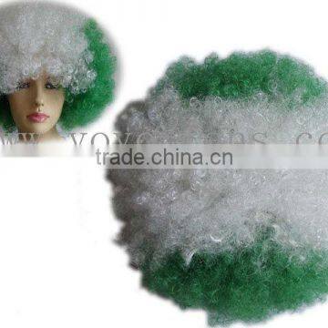 Nigeria flag wigs with EN71 certificate