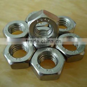 Din439 hex thin nut with cr3 zinc plated