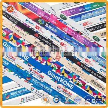 Fashion Polyester customize printing lanyards for lanyard with pvc card holder