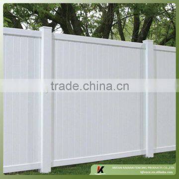 PVC plastic privacy fence