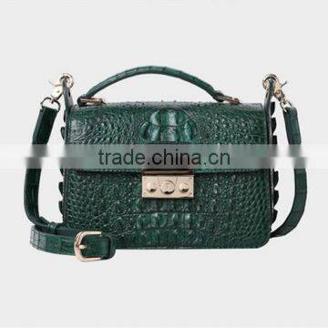 Custom Genuine Crocodile Bag 2016 Fashion Lady Small Shoulder Bag