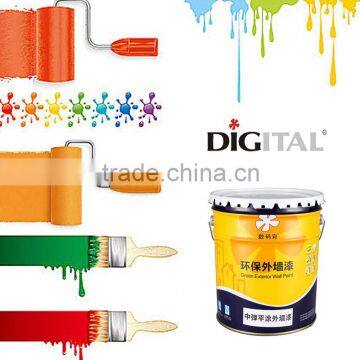 Good anti mildew and algae resistant Elastic flat coated exterior wall paint