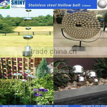 150mm mirror stainless steel hollow ball