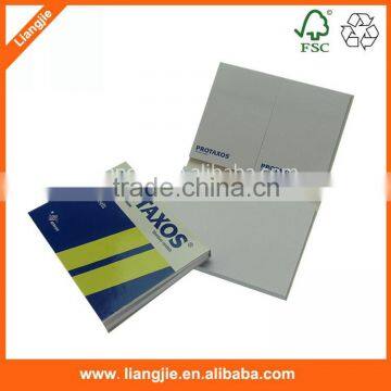 Customized sticky note pad,white card cover sticky note set