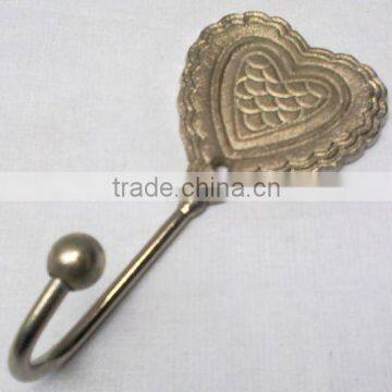 Cast Iron Hooks for clothes with Nickel Plated