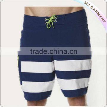 Board short striped swimwear men