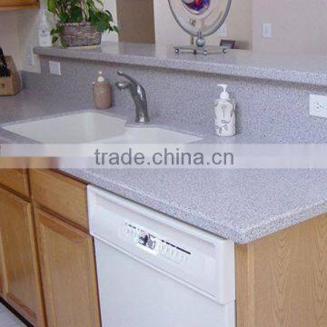 Hot sale solid surface kitchen counter tops with undermount sink