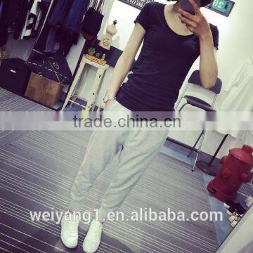Cultivate One's Morality Show Thin Elastic Top Female Cotton Short Sleeve photo-4