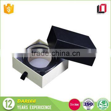 China factory competitive price sliding shape custom belt buckle gift box