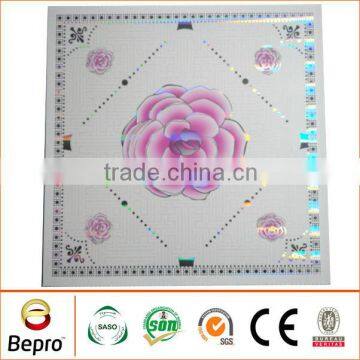 Colorful and Wood Grain Pvc Ceiling Design for House Ceiling Decoration photo-3