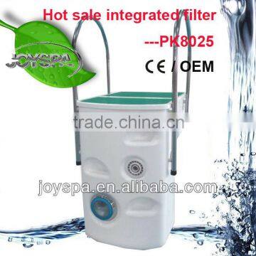 Pikes Acrylic Integrated swimming pool skimmer filter PK8025