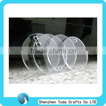 Blank Acrylic Keyring Plexiglass Circles Laser Cut Perspex