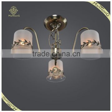 Indoor Home Decorative Light Fixture of Ceiling, Ceiling Mounted Glass Antique Lighting