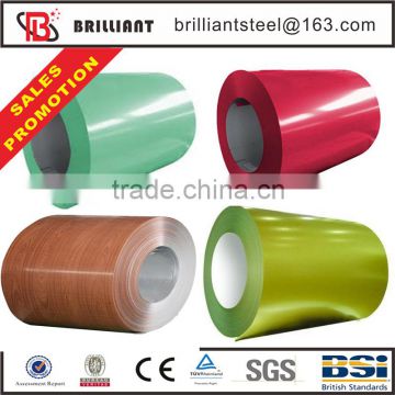 PPGI prepainted galvanized steel coil wooden PPGI coil color coated steel