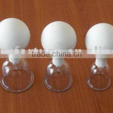 Rubber bulb suction plastic cupping set-5cups