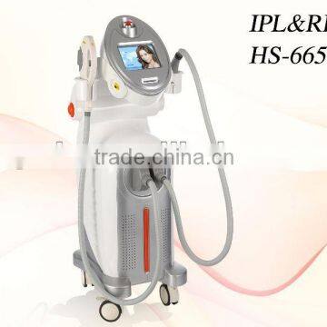 Redness Removal E Light Ipl Rf Beauty Equipment HS 665 Ipl Laser Hair Removal Machine Price By Shanghai Med Apolo Face Lifting