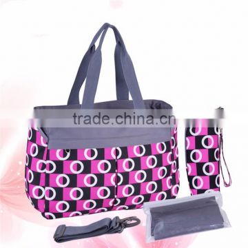 Wholesale fashion new arrival beautiful diaper bags