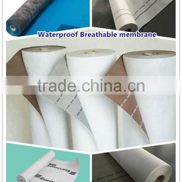 Waterproof breathable membrane for roofing and wall waterproof membrane