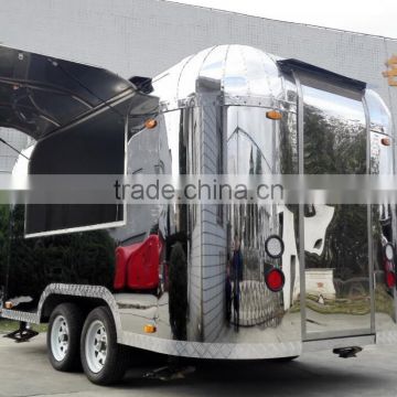 Stainless steel Mobile Stainless Food Truck and Street mobile kitchen