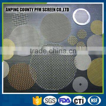 Food Grade Stainless Steel Screen Filter Wire Filter Disc