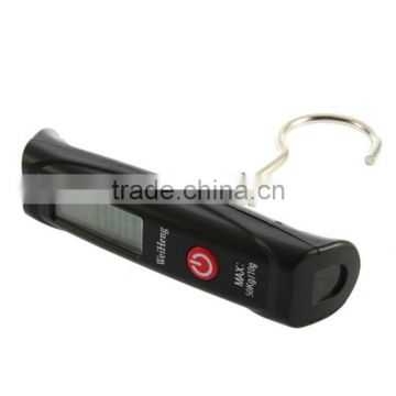 2013 50Kg/10g LCD Digital Hanging Luggage Weight Hook Scale