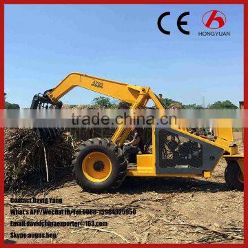 new style 3 wheel big grapple capacity sugarcane loader